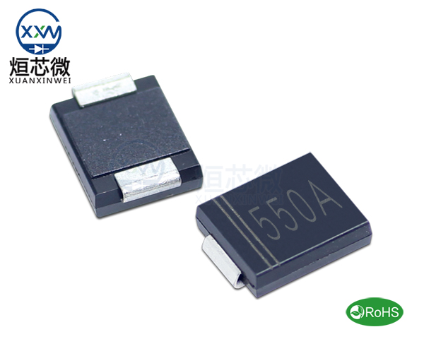 1.5SMC550A參數,TVS二極管1.5SMC550A瞬態抑制二極管